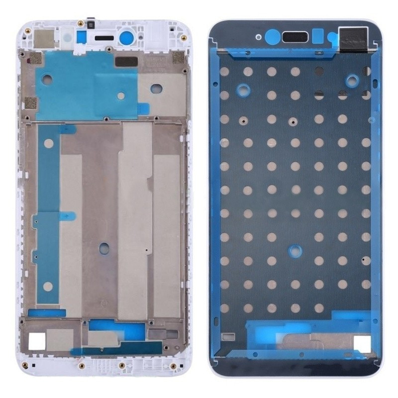 Средняя часть (рамка) для Xiaomi Redmi Note 5A Prime 32GB, белая - фото 1 - id-p127818753
