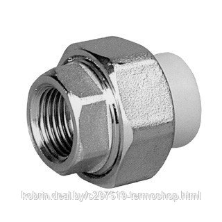 Разъемная муфта (американка) 25х3/4" с внутр. резьбой PPRC