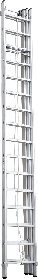 Лестница алюминиевая тросовая трехсекционная индустриальная 16 ст. NV 500