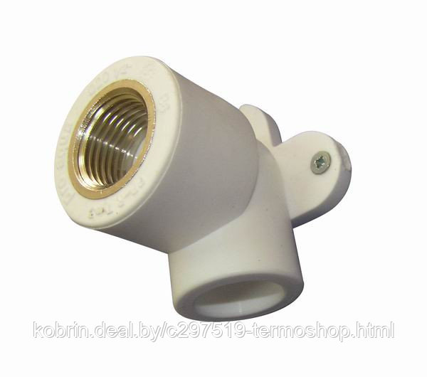 Угольник комбинированный 20х1/2" с внутр. резьбой ( с креплением) PPRC