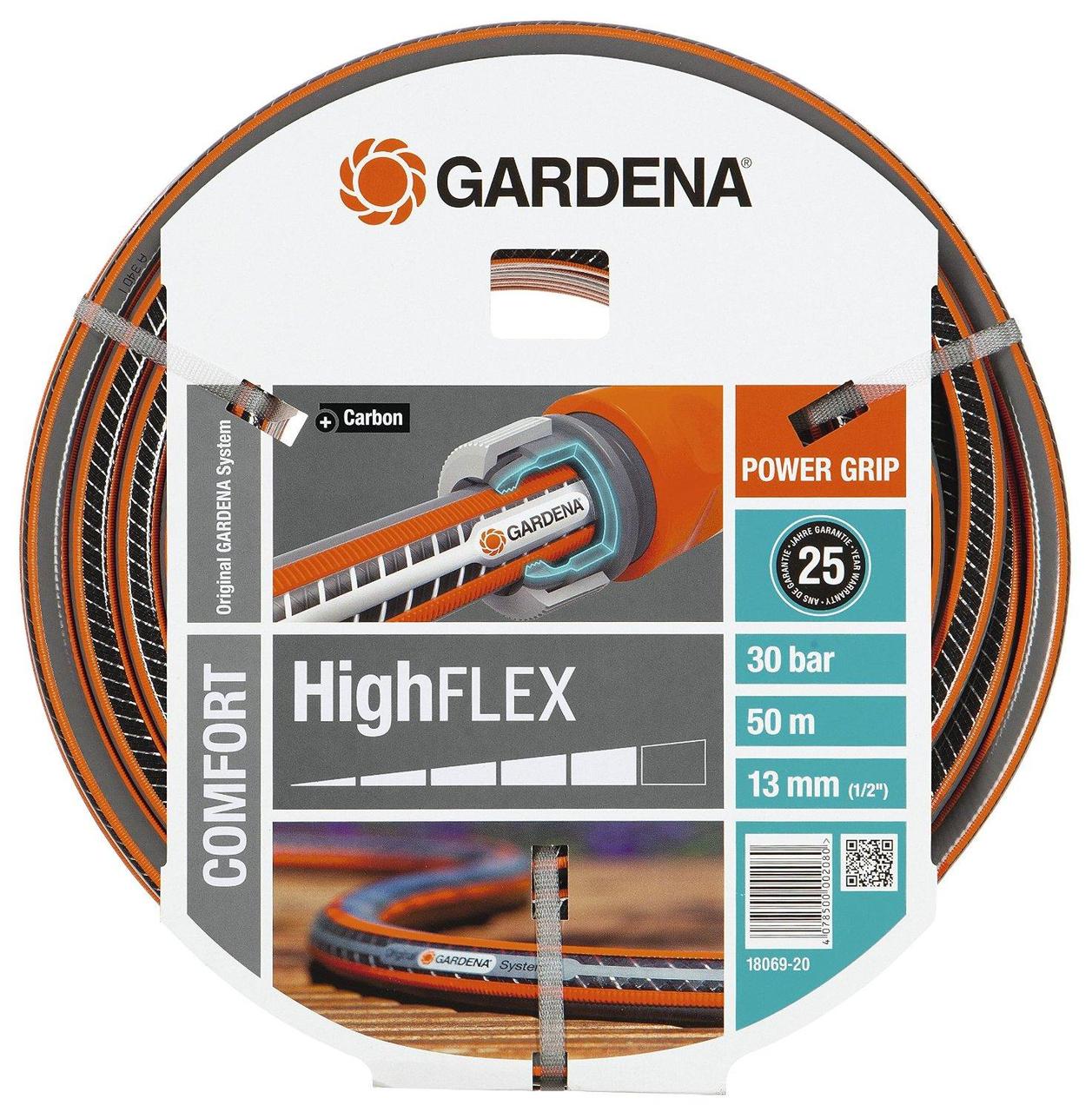 Шланг 1/2" Comfort Highflex Gardena (18069-20) - фото 1 - id-p127857638