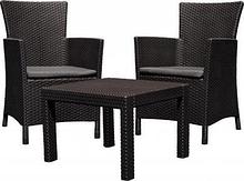 Набор мебели (два кресла, столик) Rosario balcony brn +cus wm tp 008 std коричневый
