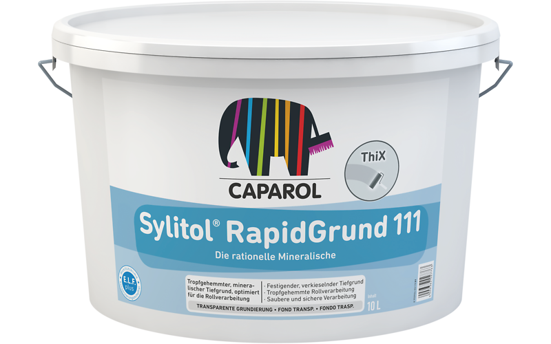 Силикатная грунтовка Caparol Sylitol RapidGrund 111 (Силитол Рапидгрунд 111) 10 л. - фото 1 - id-p127872929