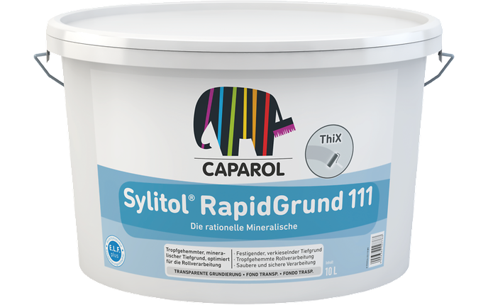 Силикатная грунтовка Caparol Sylitol RapidGrund 111 (Силитол Рапидгрунд 111) 10 л., фото 2