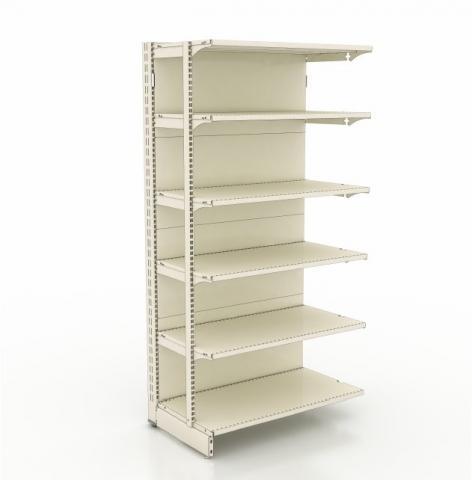 Стеллаж торговый с ногой передней двухсторонний 1000х2235 мм