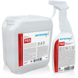 ИНТЕРХИМ 703 Средство регуляр очист поверхн в санитар помещен с защит эффектом 5л. Цена без НДС - фото 1 - id-p127873795