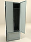 Шкаф металлический гардеробный 1750*600*500 с выдвижной скамейкой, фото 3