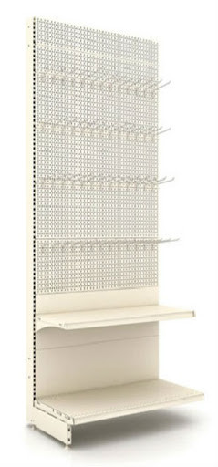Стеллаж торговый с перфорацией 1250х2235 мм