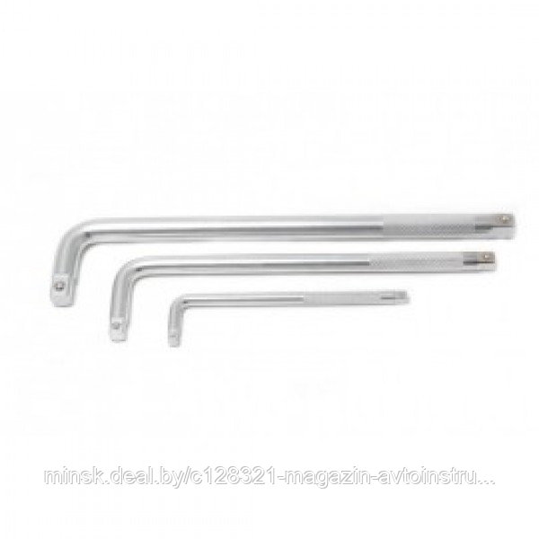 Вороток Г-образный с накаткой 380мм, 1/2" Rock FORCE RF-8154380
