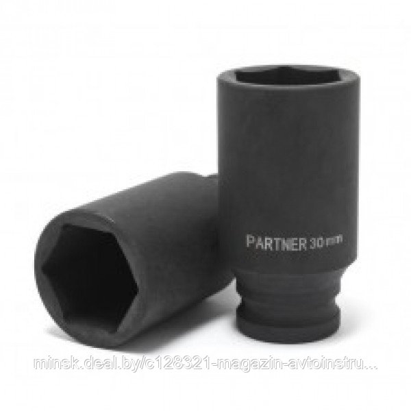 Головка ударная глубокая, 30мм (6гр) 1/2" Partner PA-4458530