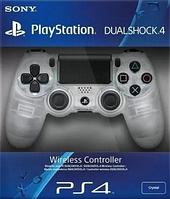 Геймпад PS4 беспроводной DualShock 4 Wireless Controller (Прозрачный белый), фото 1
