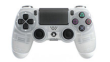 Геймпад PS4 беспроводной DualShock 4 Wireless Controller (Прозрачный белый), фото 3