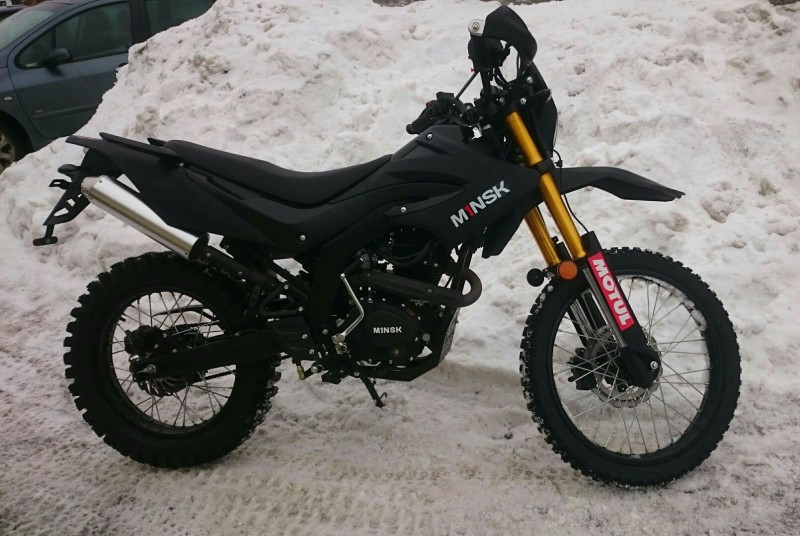 Глушитель для Minsk x250
