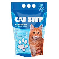 Наполнитель для кошачьих туалетов Cat Step 3,8л, силикагелевый впитывающий