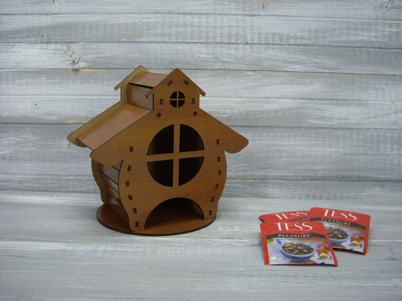 Чайный домик -избушка, цвет: вишня оксфорд - фото 3 - id-p127902950