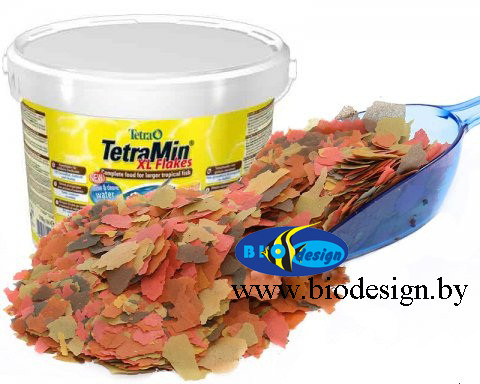 Корм для аквариумных рыбок TetraMin XL Flakes (хлопья 1л - 210гр)