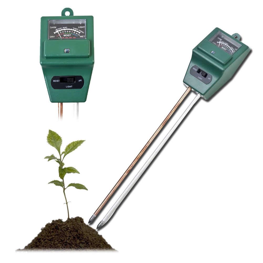 Анализатор почвы 3 в 1 ( Измеритель кислотности pH, влажности и освещенности почвы) - фото 3 - id-p88024702