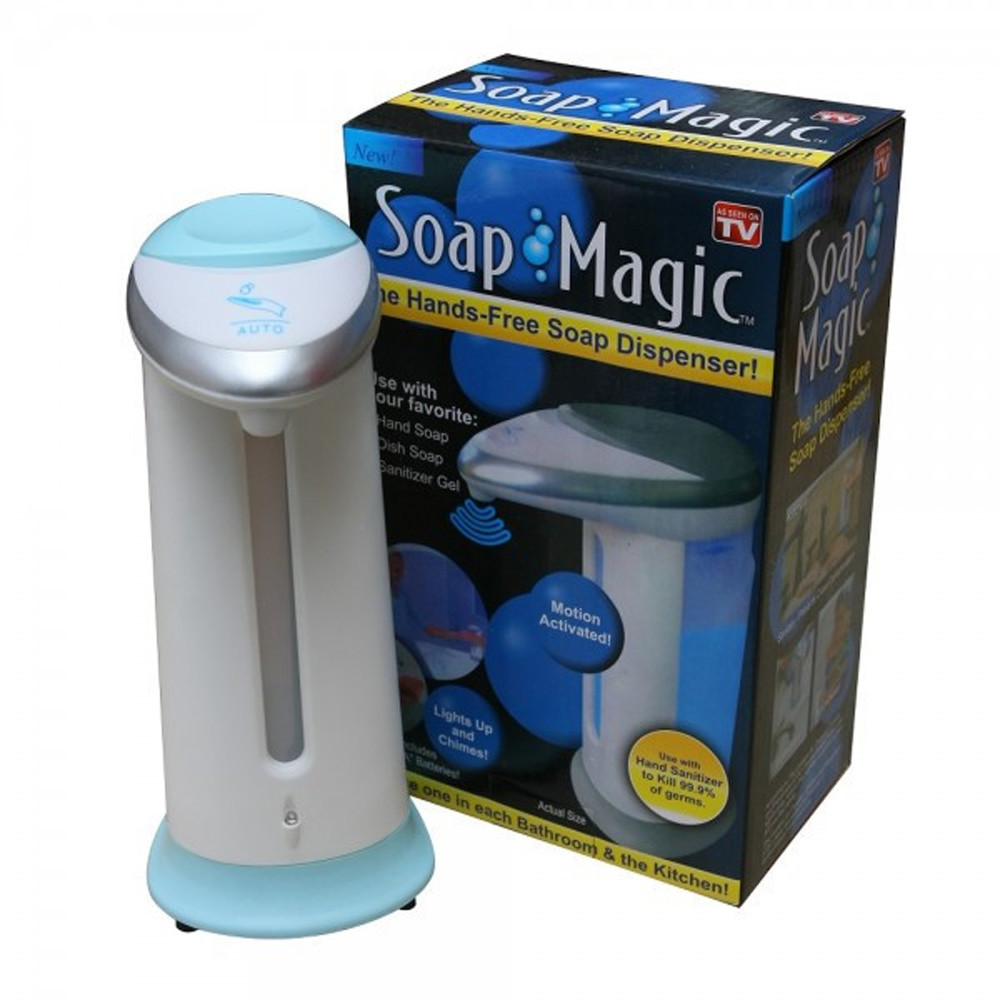 Автоматический диспенсер для жидкого мыла. Сенсорная Мыльница Touch-Free Soap