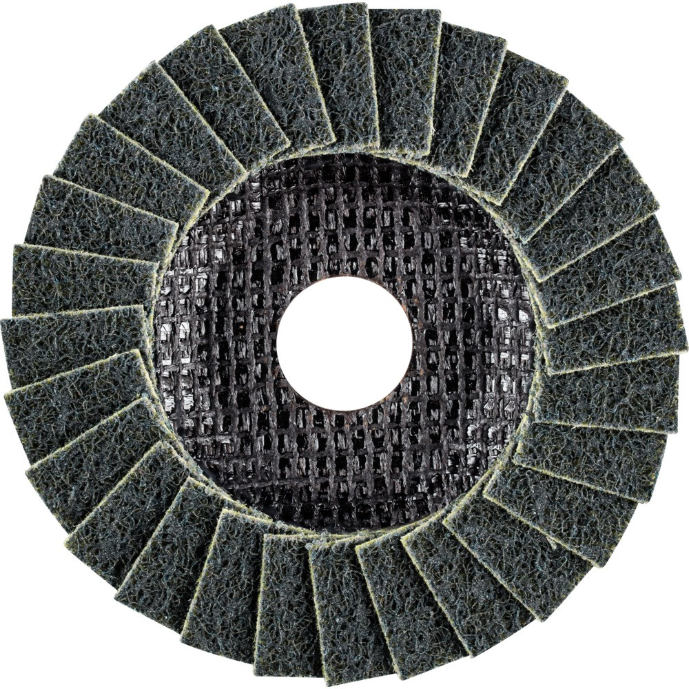 Круг шлифовальный волоконный лепестковый диаметром 115 мм POLIVLIES PVL 115 A 280 F (мелкое), фото 1