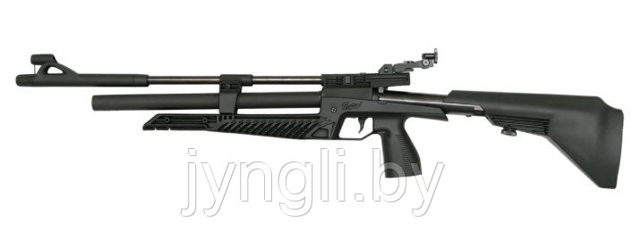 Пневматическая винтовка МР-553К 4,5 мм (биатлон., с кнопкой предохр. и диоптрическим прицелом)