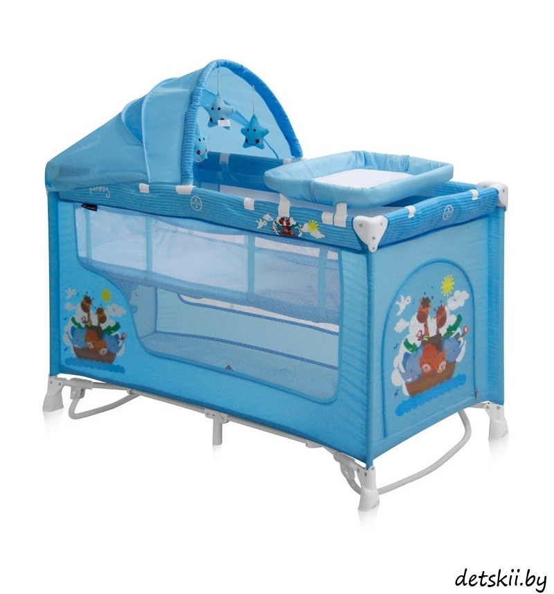 Детский игровой манеж Lorelli Nanny 2 Plus Rocker