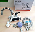 Электрически проточный водонагреватель с душем (боковое подключение) Instant Electric Heating Water Faucet RX-, фото 2