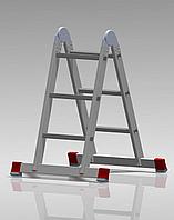 Лестница-трансформер четырехсекционная алюминиевая NV 300