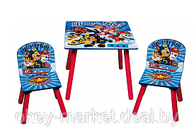 Журнальный столик со стульями для детей  Щенячий патруль   4978