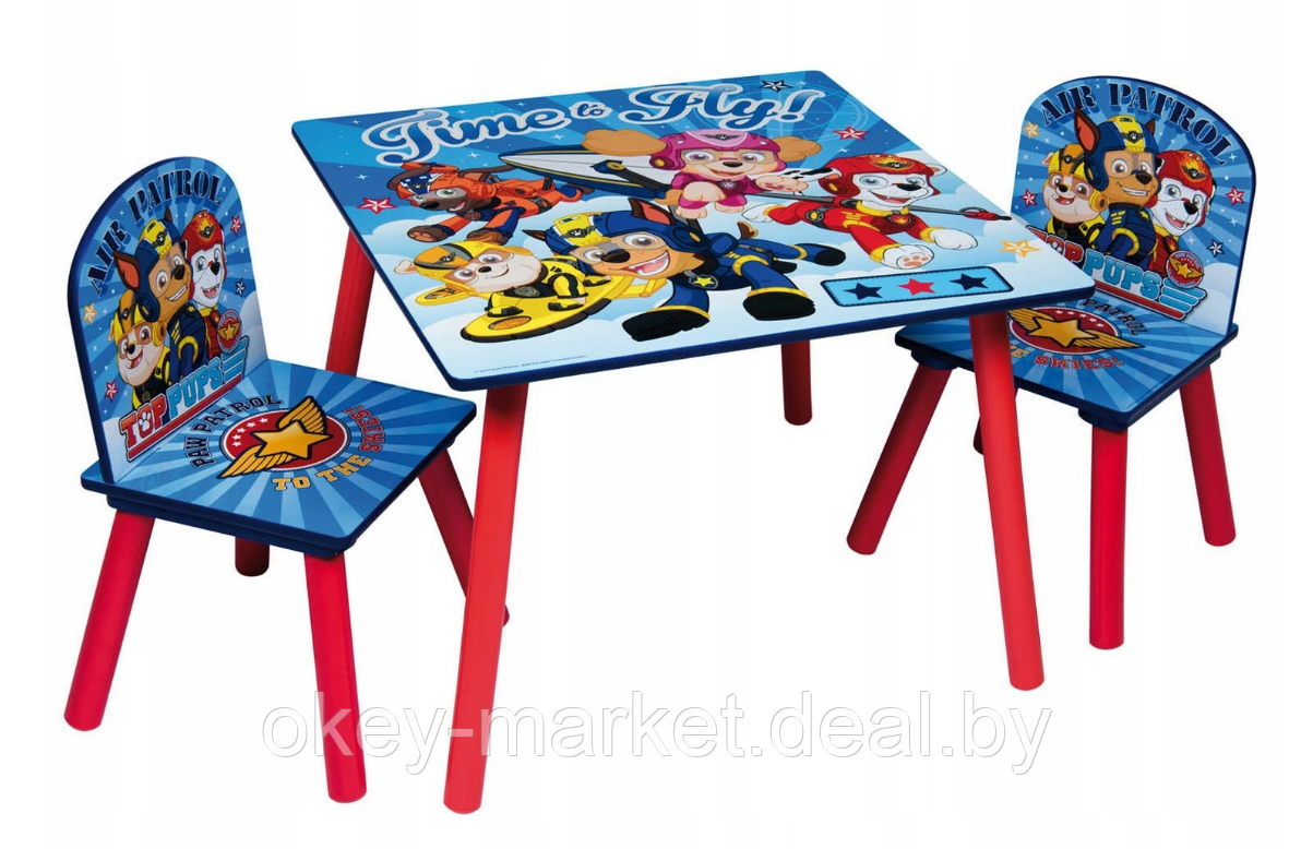 Журнальный столик со стульями для детей Щенячий патруль 4978 - фото 2 - id-p128088539