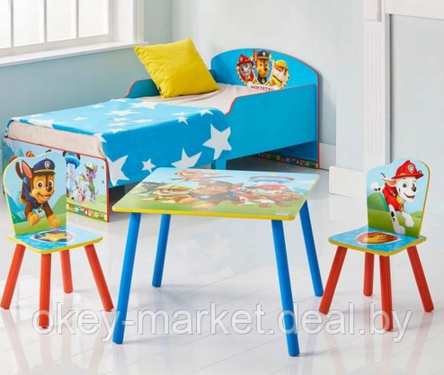 Журнальный столик со стульями для детей  Щенячий патруль   4978, фото 3