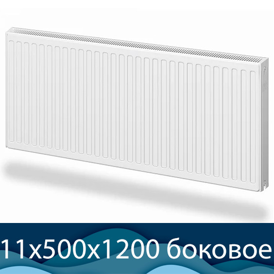 Стальной радиатор Buderus Logatrend K-Profil 11 500x1200 с боковым подключением - фото 2 - id-p126912307