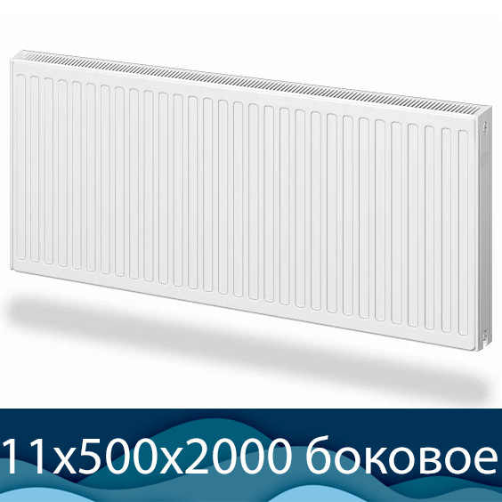 Стальной радиатор Buderus Logatrend K-Profil 11 500x2000 с боковым подключением - фото 2 - id-p126912339