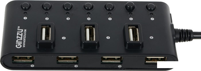 USB-хаб Ginzzu GR-487UB