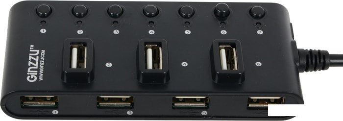 USB-хаб Ginzzu GR-487UB, фото 2