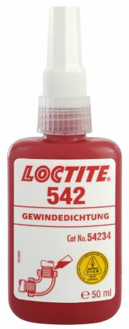 Loctite 542 Уплотнитель текучий для мелкой резьбы 50ml, фото 1