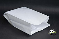 Бумажный термо пакет с V-образным дном 200х100х340 белый, ЛБ 63
