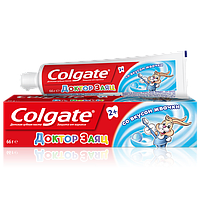 Colgate паста зубная детская гелевая Доктор Заяц со вкусом жвачки 50мл