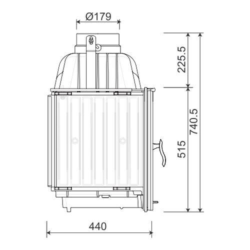 Каминная топка Nordflam LB 700 - фото 4 - id-p128156100