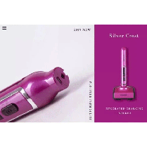 Щипцы-утюжок для завивки волос беспроводные Silver crest Portable hair curler (Розовый), фото 3