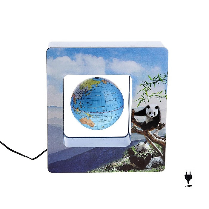 Левитирующий глобус в рамке с пандами - фото 1 - id-p128163742