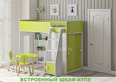 Кровать чердак Легенда 42.5.1 со шкафом-купе, фото 2