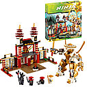 Детский конструктор Ninjago Ниндзяго Bela арт. 9795 Золотой дракон храм робот, аналог LEGO Лего ниндзя го, фото 4