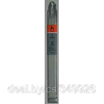 40222 PONY Спицы для вязания носочно-чулочных изделий 30 см 5.00 мм