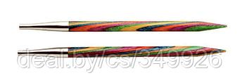 20413 Knit Pro Спицы съемные Symfonie 7мм для длины тросика 28-126см, дерево, многоцветный, 2шт