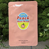 Тканевая маска для лица с экстрактом персика и йогурта A'Pieu Peach & Yogurt Sheet Mask