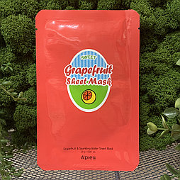 Тканевая маска для лица с экстрактом грейпфрута A'Pieu Grapefruit & Sparkling Sheet Mask