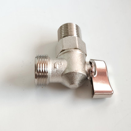 Кран для стиральной машины 1/2"x1/2" шаровый угловой ITAP 391, фото 2