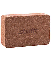 Блок для йоги Starfit FA-102, пробка , 22,5 х 15 х 7,8