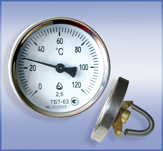Термометры биметаллические трубные «ТБТ» - фото 1 - id-p8737170