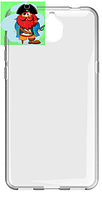 Чехол для Huawei Y5 2017 Y5 III Y5-3 силиконовый, цвет: прозрачный